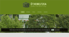 Desktop Screenshot of etxebeltzea-baztan.com